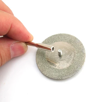 Diamant skæring skive for dremel tilbehør mini drill bit sæt savklinge diamant slibeskive roterende hjul rundsav