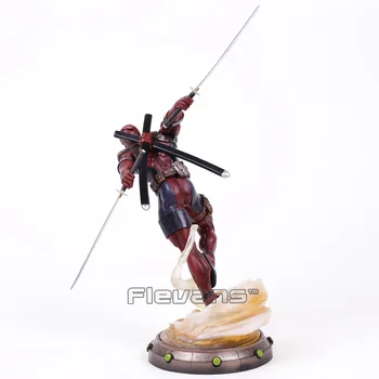 Diamant Vælge Legetøj Marvel Galleri Deadpool Statue PVC Figur Collectible Model Toy 35cm