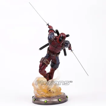 Diamant Vælge Legetøj Marvel Galleri Deadpool Statue PVC Figur Collectible Model Toy 35cm