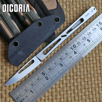 DICORIA Taktiske II fixed blade knife CPM S35vn jagt lige kniv KYDEX Jakke camping overlevelse udendørs knive EDC værktøj