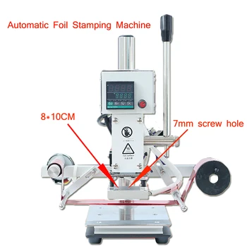 Digital Automatisk Læder varmeprægning Maskine Manual Prægning Af 300W Boble Maskine Træ, Papir, PVC-Kort Printer DIY