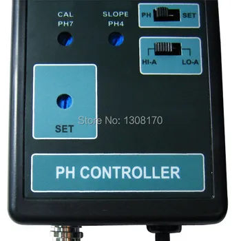 Digital LED Display pH CO2-Controller Meter Akvarium 14.00 PH-Interval + Skiftede Stikket 110V eller 220V + Kalibrering Løsninger