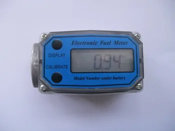 Digital Turbine flowmåler Flowmåler Måler Caudalimetro Elektronisk Flow Indikator Sensor Counter Benzin Plomeria Vand DN25