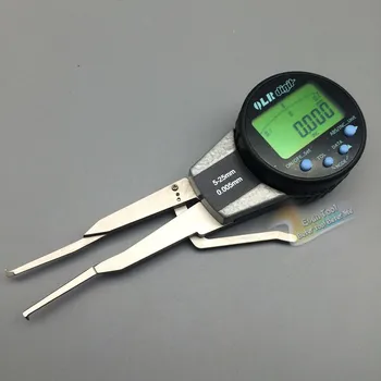 Digitale Inde Tykkelse 5-25mm/0,005 mm Elektronisk Måler med Roterbar Skive Måling af Boring Groove-Absolut Måling Mikrometer