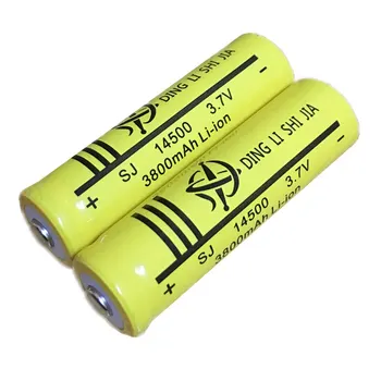 DING LI SHI JIA Nye 6stk 14500 AA Genopladelige Batteri 3,7 V Li-ion Genopladeligt Batteri med Høj kapacitet lommelygte,mus, Batteri
