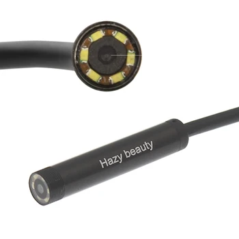 Diset skønhed Vandtæt USB Endoskop 10M Kabel 6LED 5,5 mm Endoskop Inspektion Wire Kamera Med Mini Kamera Spejl, Krog, Magnet