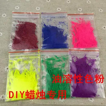 DIY DIY stearinlys gør materiale paraffin voks farve pigment olie opløselige stearinlys farve 10gram