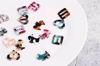 DIY håndlavet tilbehør Japansk Korea eddikesyre forelskelse dag karakter spænde øreringe, halskæde vedhæng smykker materiale
