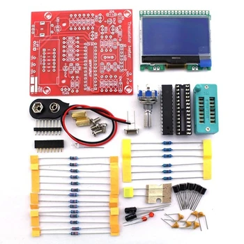 DIY KITS Digital Combo Komponent M8 Transistor Tester Kondensator LCR Diode Kapacitans ESR meter PWM Square wave 12864 LCD -
