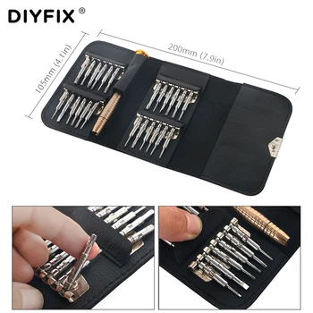 DIYFIX 38 i 1 Mobiltelefon Skærm Åbning Tænger Reparation Værktøjer Kit Skruetrækker til at Lirke Adskille Værktøj Sæt til iPhone Samsung Sony