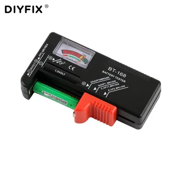 DIYFIX BT-168 Batteri Tester for 9V 1,5 V knapcelle AAA-AA-C-D Universal Batteri Kapacitet Tester Checker Diagnostisk Værktøj