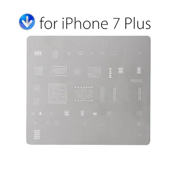 DIYFIX Telefon Logic Board Reparation Værktøj til iPhone 6s 7 6 5 5 Bundkort IC Chip Bolden Lodning Net i Rustfrit Stål Plade