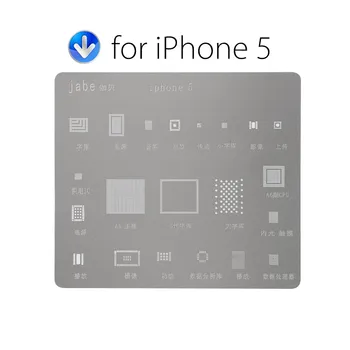 DIYFIX Telefon Logic Board Reparation Værktøj til iPhone 6s 7 6 5 5 Bundkort IC Chip Bolden Lodning Net i Rustfrit Stål Plade