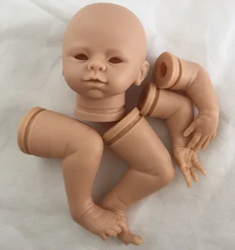 DK-81 for 18inch blød silikone reborn dukke sæt til baby born dukke DIY tilbehør naturtro vinyl piger legetøj til børn doll