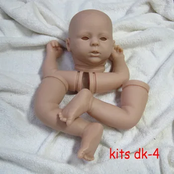 DK-81 for 18inch blød silikone reborn dukke sæt til baby born dukke DIY tilbehør naturtro vinyl piger legetøj til børn doll