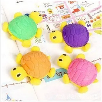 DL koreanske sød lille skildpadde papirvarer kreative simulering dyr gummi viskelæder Trolltech