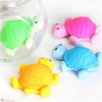 DL koreanske sød lille skildpadde papirvarer kreative simulering dyr gummi viskelæder Trolltech