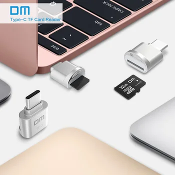 DM Mini Type C usb3.1 Micro SD-TF Hukommelseskort-læser til Macbook eller smartphone med type c interface