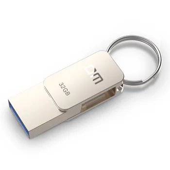 DM PD059 USB-Flash-Drev 32GB OTG Metal USB 3.0-Pen Drev Nøgle 64GB Type C Høj Hastighed pendrive Mini-flashdrev Memory Stick