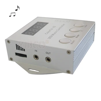DM5-24V WS2812B WS2811 WS2813 6803 USC1903 IC Digital Addressable LED Strip Musik Controller 1000 Pixels Farverige Controller