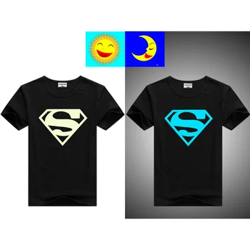 DMDM GRIS Lysende Korte Ærmer T-Shirts Til Drenge, Piger, Superman / Batman T-Shirt Kids Christmas Baby Pige Toppe 8 10 År Designs