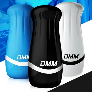 DMM 3D Realistisk Fisse Mandlige Masturbator Blød Silikone Vibrator Vagina Vibrating Håndsex Cup Stimulator Sex Legetøj Til Mænd
