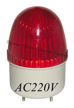 DMWD AC 220V LTE-2071 mini trafik sign strobe flash Pære akut advarsel lys lys lys indikator