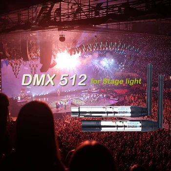 DMX512 LYS Dfi DJ Trådløse system Modtager eller Sender 2,4 G til LED scenelys Effect-LED ' en Lyser 300 m Kontrol