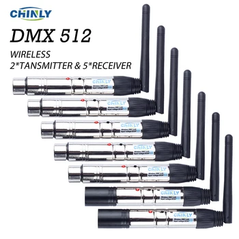 DMX512 LYS Dfi DJ Trådløse system Modtager eller Sender 2,4 G til LED scenelys Effect-LED ' en Lyser 300 m Kontrol