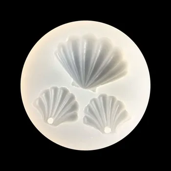 Dobbelt One Shell DIY Flydende Harpiks Formen til at Lave Smykker, Halskæde Vedhæng Værktøjer Tilbehør