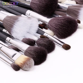Docolor Make up Pensler 29 pc ' er profeesional makeup børste Sæt Med Top natur børste med syntetiske hår, makeup børster sæt