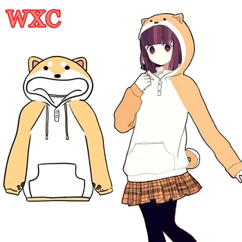 Doge Kvinder Hættetrøjer Øre Hoodie Pose Kvinders Beklædning Pullover Sweatshirt Vetement Kawaii Japansk Anime Hale WXC