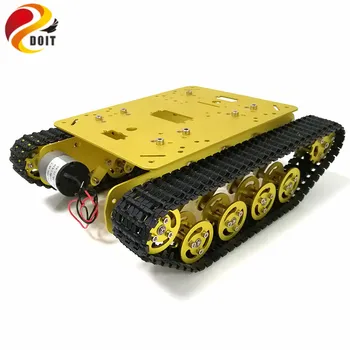 DOIT støddæmper metal Robot Tank bilen Chassis damp damping bæltekøretøj styr crawler caterpillar til arduino diy rc toy