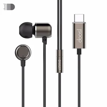 Doosl HiFi Musik In-Ear Hovedtelefon med Type-C Interface til Alle Enheder der er Indbygget i Type-C Output Port til Samsung X8 Xiaomi 6