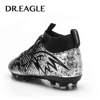DR. EAGLE Fodbold sko mænd spike crampoon fodbold støvler høje ankel fodbold klamper sneakers, fodboldstøvler Fodbold klamper
