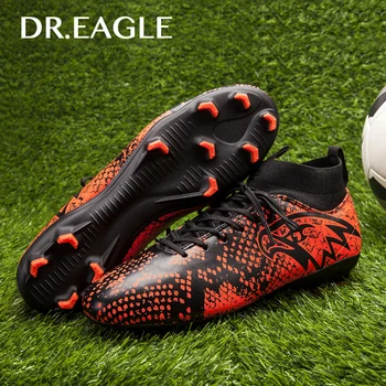 DR. EAGLE Fodbold sko mænd spike crampoon fodbold støvler høje ankel fodbold klamper sneakers, fodboldstøvler Fodbold klamper