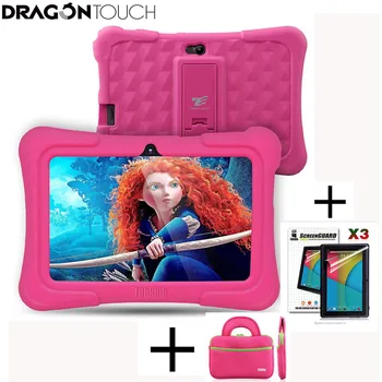 Dragon Touch Y88X Plus 7 inch Kids Tabletter til Børn Quad Core Android 5.1 +Tablet taske+ skærmbeskytter gaver til Barnet
