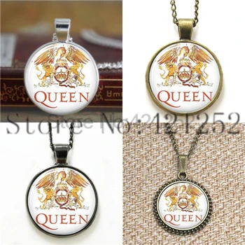 Dronning Smykker, Glas, Foto Cabochonslebet Halskæde nøglering bogmærke manchetknapper øreringe
