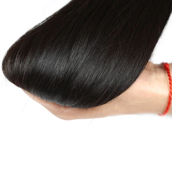Dronning som Hår Produkter 1 Stykke Naturlige Menneske Hair Weave Bundter 8-28 Tommer Non Remy Naturlige Farve Malaysiske glat Hår