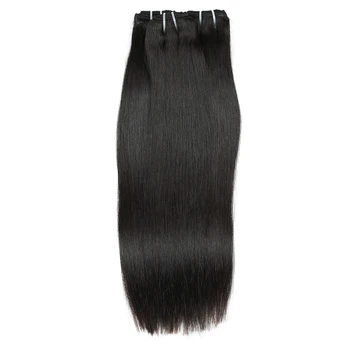 Dronning som Hår Produkter 1 Stykke Naturlige Menneske Hair Weave Bundter 8-28 Tommer Non Remy Naturlige Farve Malaysiske glat Hår