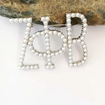 Drop shopping Guddommelige 9 ZETA PHI BETA ZPB perle med krystaller Revers Pin-Smykker til søster gave
