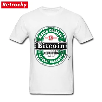 Drop Skib Mænd er Interessant Bitcoin T-Shirt Mænd Beer Geek t-Shirt Korte Ærmer Brand Designer T-Shirt Store og Høje Størrelse