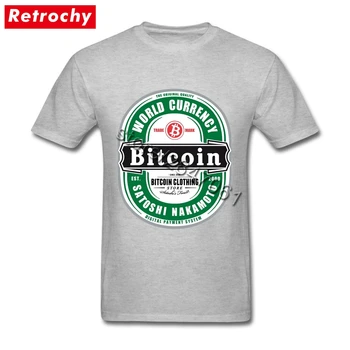Drop Skib Mænd er Interessant Bitcoin T-Shirt Mænd Beer Geek t-Shirt Korte Ærmer Brand Designer T-Shirt Store og Høje Størrelse