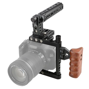 DSLR-Kamera Steadicm Bur Top Håndtag Træ Greb til Canon Nikon Panasonnic Bedste Stabilisator Til DSLR-Foto Studio Kit C1175