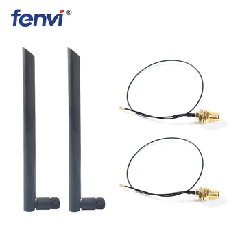 Dual band 2.4/5.0 Ghz 5dbi Trådløse Antenne RP-SMA + IPX U. FL Pigtail Kabel til PCI-E Trådløse kort PCI WIFI/WLAN/3G/4G Moduler