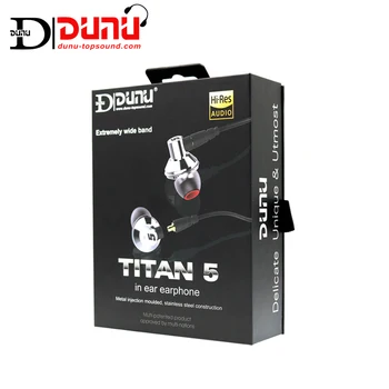 DUNU TITAN5 HiFi Indre-ear Øretelefon Stort dynamisk akustisk ydeevne med MMCX Stik TITAN 5 TITAN-5