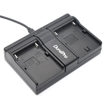 DuraPro 2stk 7200mAh NP-F960 NP-F970 F960 Genopladelige Kamera Batteri + USB-Oplader til SONY MVC-FD90 MVC-FD91 MVC-FD92