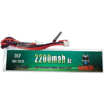 DXF-Batteri 1 stk Li-Polymer-3 11,1 V 2200MAH 8C 3PK Lipo Batteri Til RadioLink AT9-Senderen