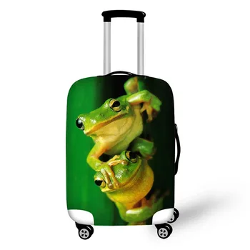 Dækning for kuffert Mode Sød frø Kuffert Bagage Beskytte Dækker Dække Sagen Elastisk Rejser Tilbehør til 18-30 tommer