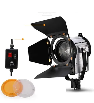 Dæmpbar Bi-color 100W LED Studio Fresnel spot Lys 3200-5500K for Studio Kamera, Foto, video-Udstyr, Gratis Forsendelse CD50